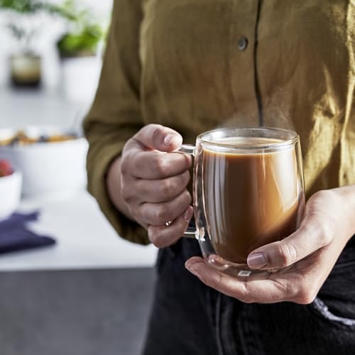 ZWILLING J.A. Henckels Glass 15oz Latte Mug Set, 2 Count (Pack of 1) - Image 3