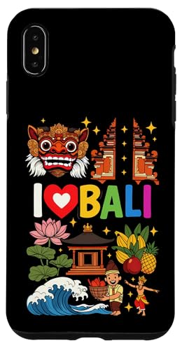 I Love Bali �C���h�l�V�A ���s ���� ���y�Y �X�}�z�P�[�X iPhone XS Max �p