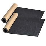 ZUEXT 9' x 33' Black Skateboard Grip Tape Sheets 2 Pack (84x23cm)