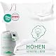 Kopfkissen 80 x 80 cm Welldora Premium – Höhenverstellbar mit Daunenfasern
