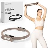 bewego Pilates Ring - 37 cm Fitnessring für Beckenboden, Core und Beine. Widerstandsring für Zuhause, Trainingsring im Essential Kit, Magic Circle, Pilatesring Original für Stretching & Yoga, Beige