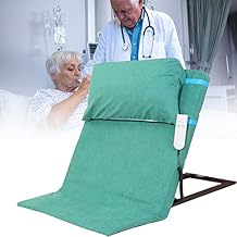 Lifting Bed Backrest, Medical Pillow Lifter with Electric Pump System and Mattress Cover, Suitable for The Elderly,Green