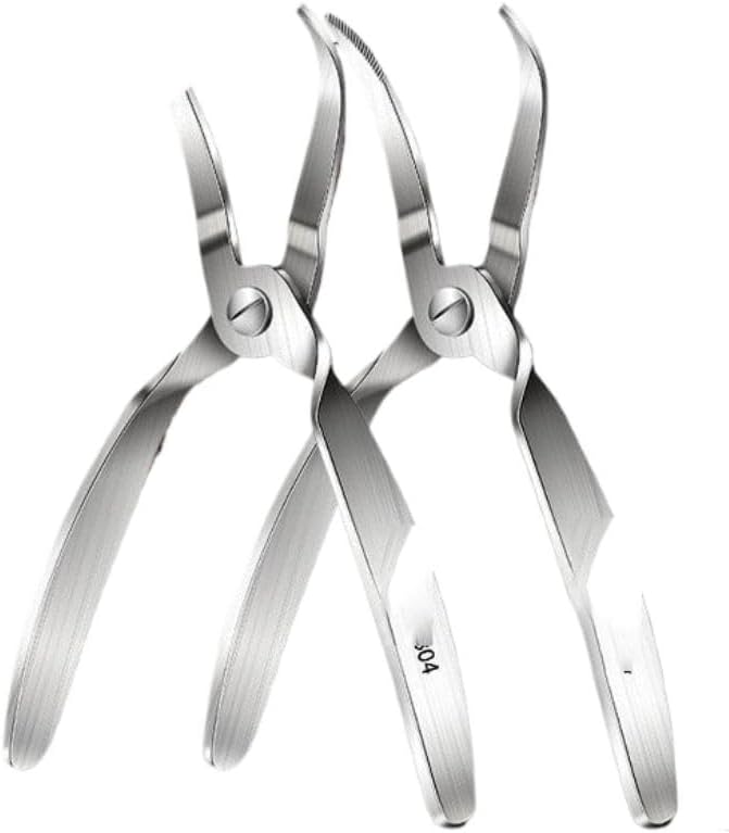 无骨去骨神器脱骨头钳子剔骨工具剃剥剪刀夹子—深灰色- 60°以下- 95mm- 6cm