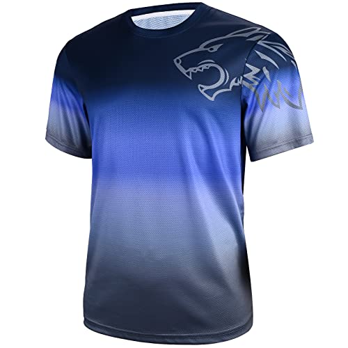 Wisdom Leaves Mens Mountain Bike Shirt Short Sleeve MTB Jers
