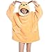 Kapuzenpullover Decken Kinder Kapuzenmantel Hoodie Roben Cartoon Druck Warm Winter TV Decken Tragbare Decken Handtuch Bademantel Mit Ohr Kapuze
