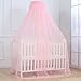 QmjdDymx Adjustable Height Baby Bed Canopy - Encrypted Breathable Mesh Bed Curtain for Cribs and Toddler Beds, Nursery Decoration Accessory