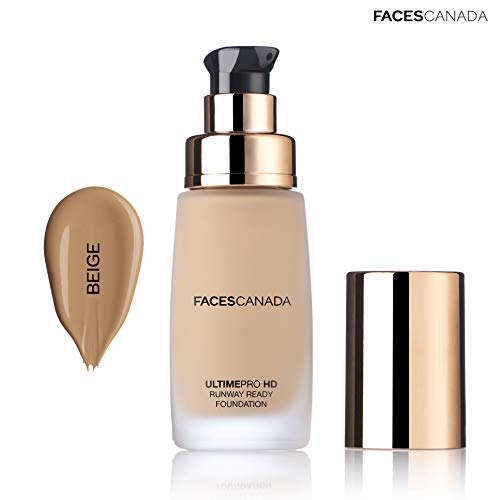 Image of FACESCANADA Ultime Pro HD Runway Ready Buildable coverage full Natural All Skin Liquid Foundation Beige 03