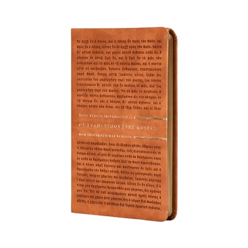 Os Evangelhos, Edição Bilíngue, Português/Inglês, NVI/NIV, com palavras de Jesus em azul, Capa flexí