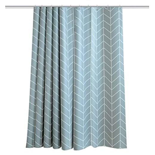 LSLS Duschdraperier Dusch gardin för badrum, vattenavstötning extra breda långa dusch gardiner Duschdraperi (Size : 240X200cm)