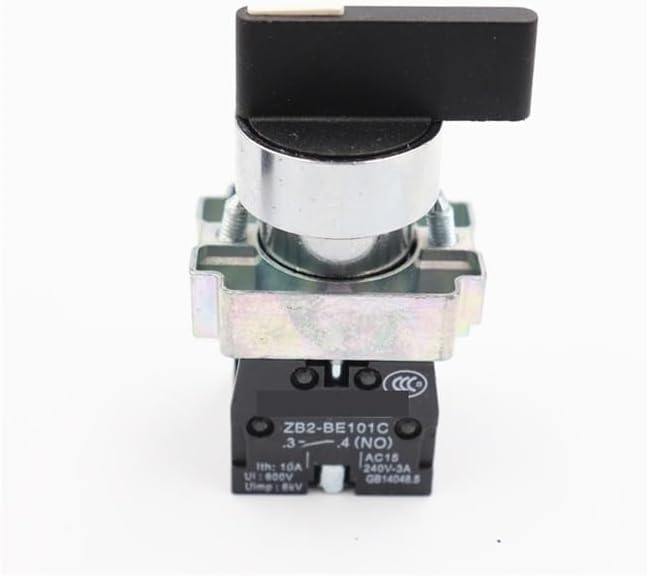1pcs XB2 Supply Start Rotary Switch 2 Position 1NO Long Handle Self- Reset