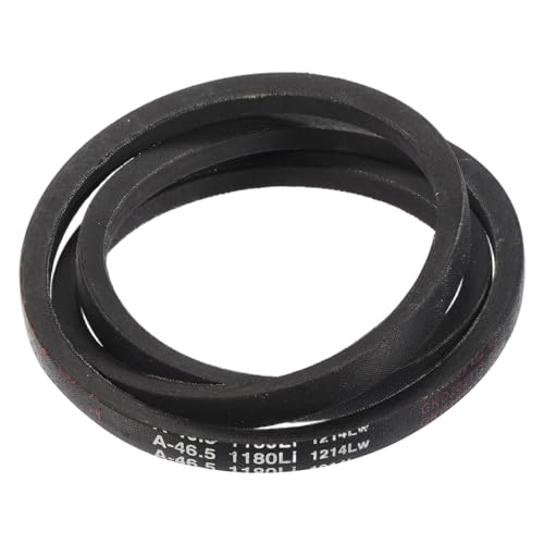 Image of uxcell A46 1 /2 Classic Wrapped V-Belt, 48 inch Outside Circumference, Black, Ideal for Pumps, Fans, Compressors, Agricultural Equipment
