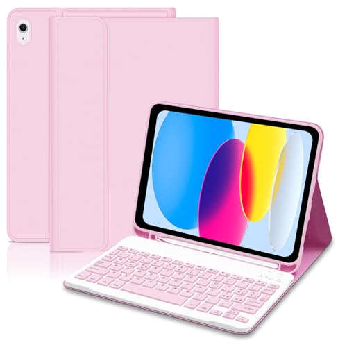 Lielax per iPad 10a Generazione Tastiera Custodia 10.9“2022, Italiano QWERTY