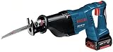 Bosch Professional 18V System Akku Säbelsäge GSA 18 V-LI (inkl. 2x5.0Ah Akku, Schnellladegerät, 2x Sägeblatt, L-BOXX 238) - 2