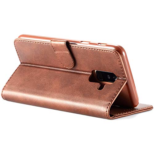 Yoodi Capa para Samsung Galaxy A6+ 2018, capa para Galaxy A6 Plus 2018, capa carteira flip de couro