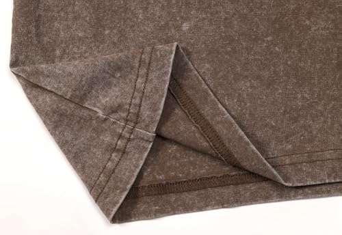 Womens Washed Vintage Oversized T-Shirt Baggy Workout Tops Short Sleeve Cotton Tshirts Streetwear Boyfriend Tee - Image 7