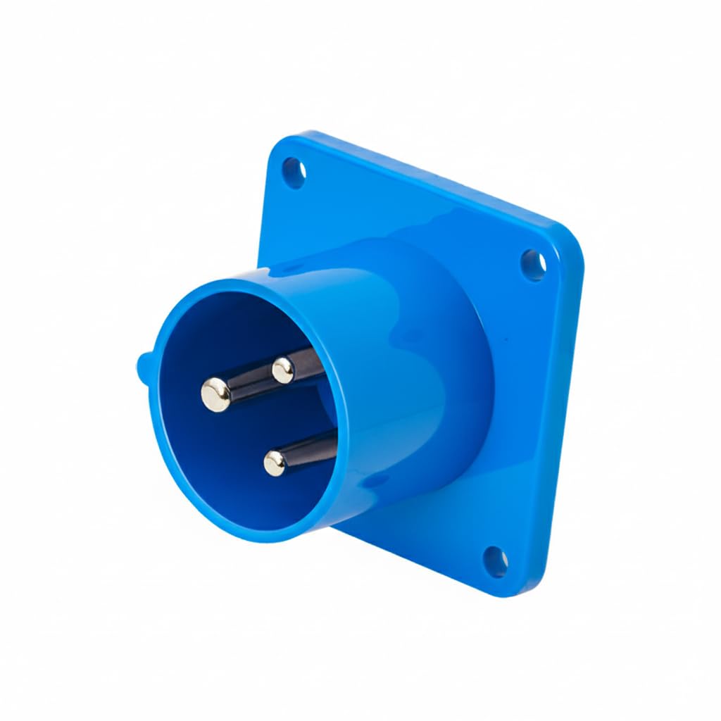 MX Industrial Socket IP44 16A 230V 2+E 6h Power Connector, Heavy Duty Electrical Socket for Industrial, Workshop, Generator, Commercial and Outdoor Power Applications-image-6