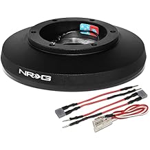 ابتكارات NRG SRK-E90H عجلة القيادة الألومنيوم محول المحور القصير متوافق مع نمط الترباس 06-10 323i / 2006 325i 330i 330Xi 6 X 70mm