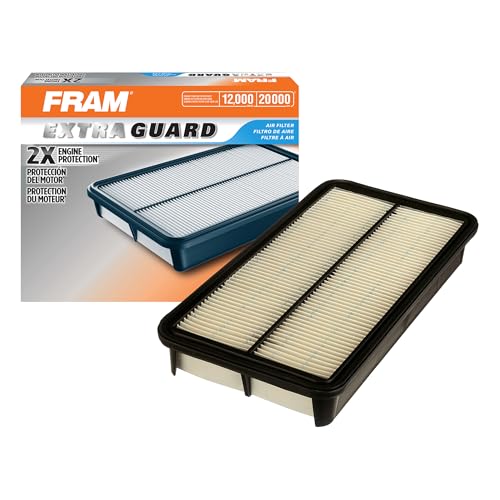 FRAM Extra Guard CA6395 Replacement Engine Air Filter for Select Toyota and Geo Models, Provides Up to 12 Months or 12,000 Miles Filter Protection