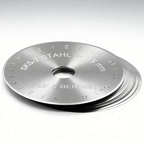 Falk & Berger® 10 Stück Premium SKS-7 Ersatzklingen für...