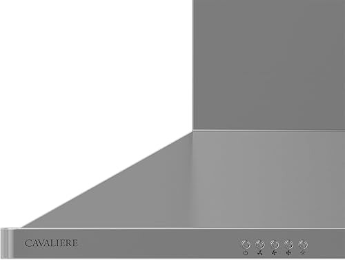 Miniatura 9 de CAVALIERE Campana extractora de montaje en pared de 30 pulgadas, 3 años de garantía, 400 CFM, ventilador de escape de cocina de acero inoxidable