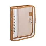 リヒトラブ myfa 推し活 クリヤーバインダー ミニ6穴 キャラメルブラウン N3390-9