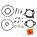 Produktbild HURI Rasenmäher Vergaser Reparatursatz Dichtung für Briggs & Stratton Max 3.5 & 4 HP, Quantum 5 HP Industrial Plus Ersetzt 498260 498261 Wolf 2059 223