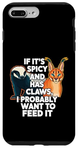 Honey Badger Caracal Spicy Animal Keeper Meme �X�}�z�P�[�X iPhone 7 Plus/8 Plus �p