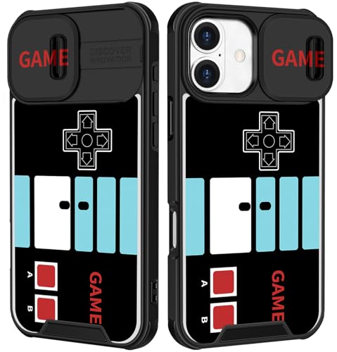 Image of Funermei for iPhone 16 Case - Women Girls Cute Phone Cover Girly Pretty Aesthetic Game Unique Design with Camera Cover Funda for Apple for iPhone 16
