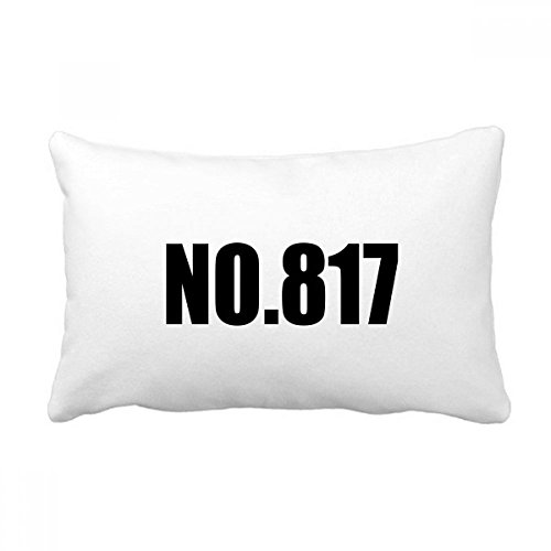 Coussin chanceux numéro 817 décoratif multicolore 16x24 pouces - 2