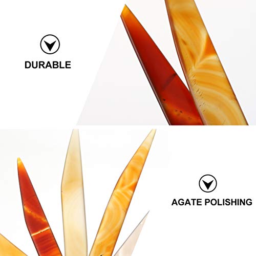 HEALLILY 5 Peças Polidoras de ágata Cortador de ágata Natural Ferramenta de Polimento de Joias Polid