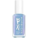 essie Expressie FX Filter Quick-Dry Vegan Nail Polish, Frosty Blue Top Coat, Immaterial Frost, 0.33 fl oz