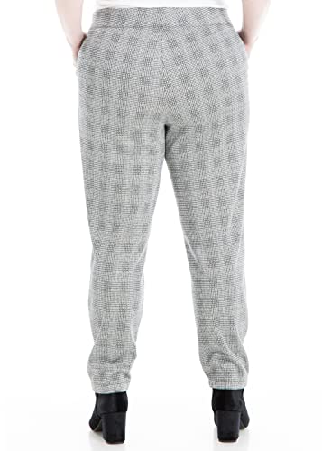 Max Studio Women's Plus Size Slim Double Knit Pant3