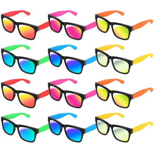 INNOCHEER Kids Sunglasses Bulk, 12/24 Pack Kids Sunglasses Party Favors, Kids Sunglasses with UV400 Protection for Boys Girls, Summer Beach Pool Party Favors for Kids 3-5-6-8-10 Goodie Bags Stuffers