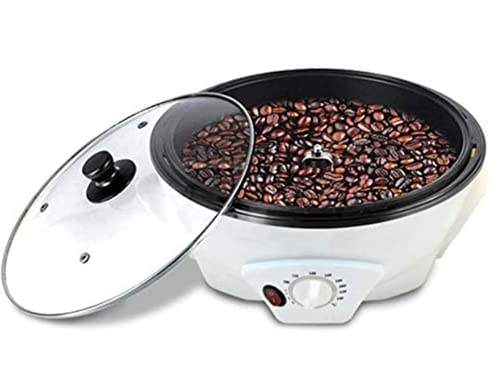Roastre Coffee Home Coffee Beans Máquina de asar, de acero inoxidable de la casa Tipo de tambor eléctrico Rotación de café Roaster Cover