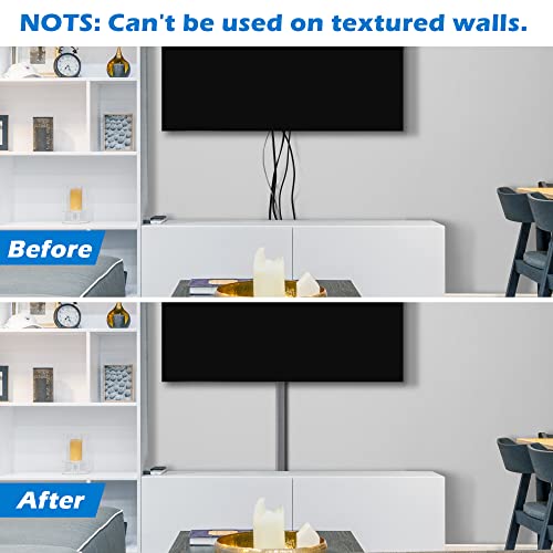 image for YCLYC TV Cord Hider - 39in(3xL13in) Cord Covers for Wall Mounted TV Ca