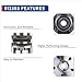 PAROD Pair 513303 Front Wheel Hub & Bearing Assembly Compatible with 2009-2014 Subaru Forester, 2008-2014 Impreza, 2013-2014 WRX, 2013-2014 XV Crosstrek [Thru 01/14/14], w/ABS