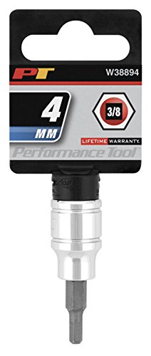 Performance Tool W38894 Hex Bit Socket, 3/8