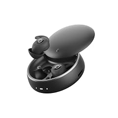Invisible Sleep Headphones Noise Blocking Sleep Earbuds Compact Design for Side Sleepers Immersive Audio Spatialized Sound Black