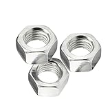 Gtagain Fixation Hexagonaux Contre Écrou - Zinc Hexagonale Tête Écrous de Blocage Métrique Filetage M3.5