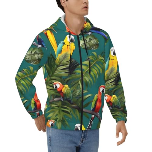 Sweat à capuche tropical pour homme idéal pour vos weekends décontractés