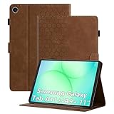 Cicili Hülle für Samsung Galaxy Tab A11 Plus + (2025)/ A9 Plus + (2023)-11 Zoll, Flip Hülle Cover für (SM-X216B/SM-X210/SM-X218) Tablet Folio Schutzhülle mit Tasche Ständer PU Lederhülle - Braun