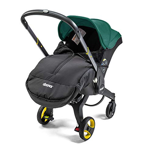 DOONA Winter Cover - passgenau Babyschale - wetterbeständig & maschinenwaschbar - schwarz Cover