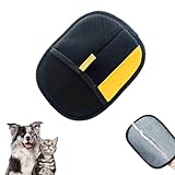 Guanto Antipeli Emporio Animale – Guanto Spazzola per Cani e Gatti, Rimozione Peli Morti, Massaggio Delicato, Riutilizzabile e Lavabile, Ada …