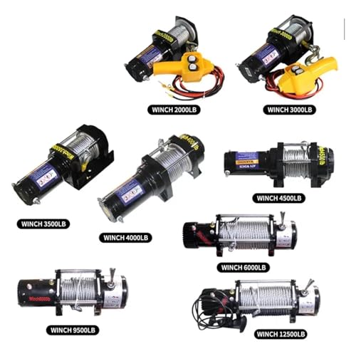 12V 24V 5443kg 3.9KW 6m/min Winche Eléctrico para Vehículos miniatura 5