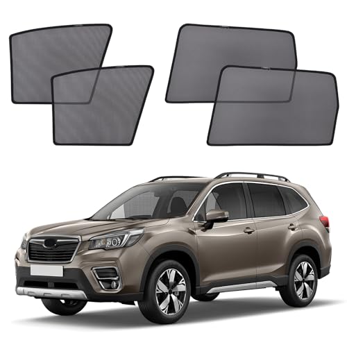 XCBYT Forester Window Shades for 2019-2024, 4PCS Side Window Sun