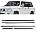 Car Door Sealing Strip for Land Cruiser LC100 Car Window Weatherstrip Glass Waterproof Pressure Sealing Strip 75710-60061