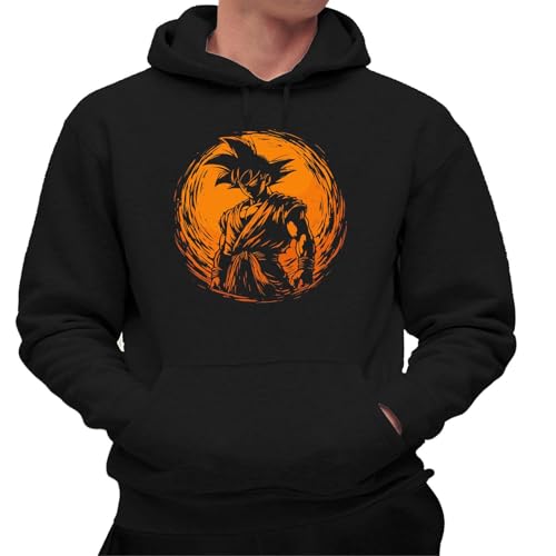 the Fan Tee Sudadera Adulto con Capucha de Hombre Dibujos Animados Dragon Bola Ball Anime Manga 726 4XL