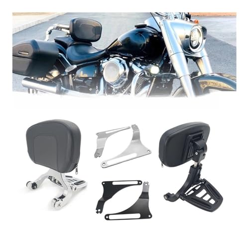 Coussin de dossier moto polyvalent à support de bagages rabattable