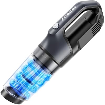 XenonLab Handheld Vacuum Cordless, 10000Pa, Portable Car Vacuum for Home & Pet Hair (Gray)