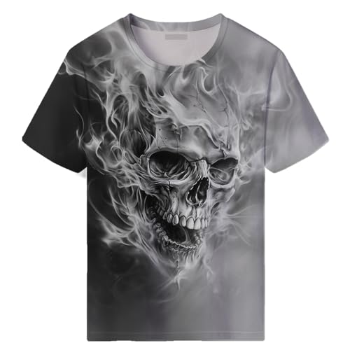 Men's Goth Skull Short Sleeve T-Shirt3